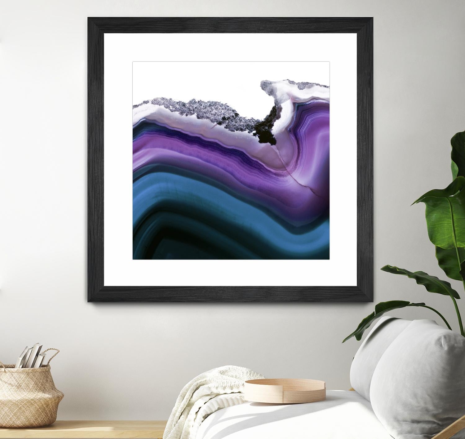 Aster Agate A by GI ArtLab on GIANT ART - blue abstract