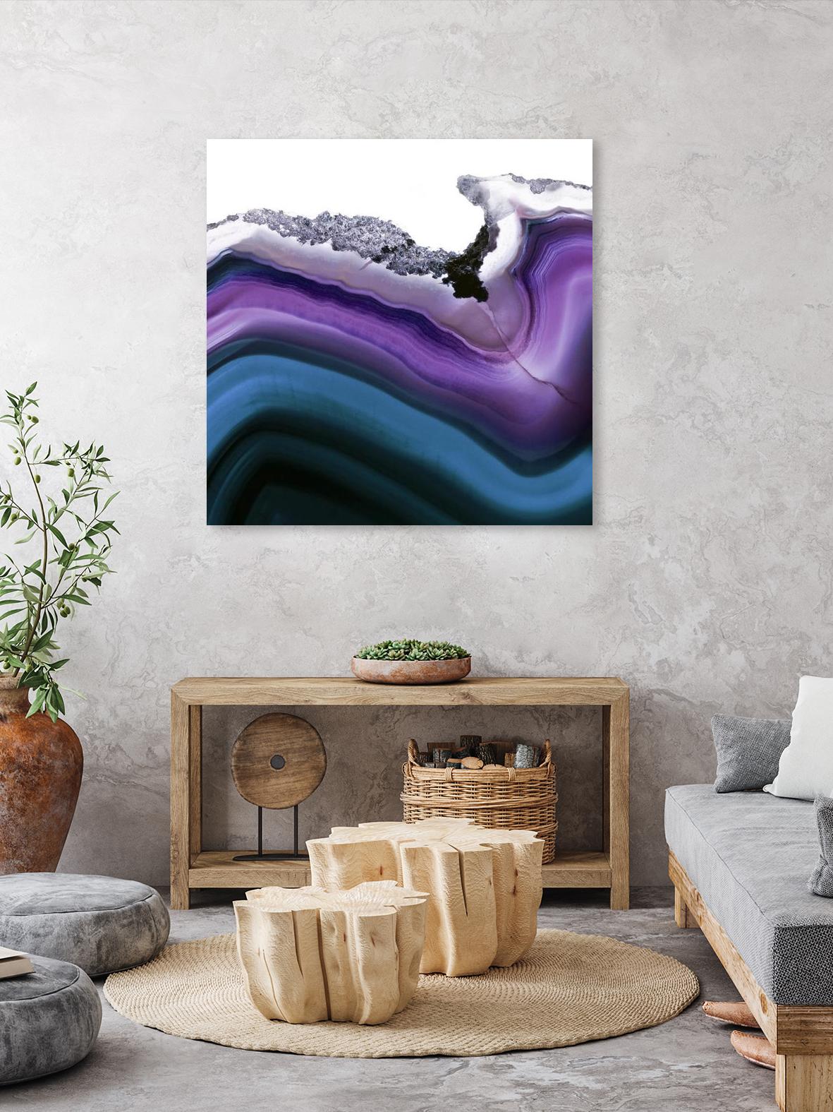 Aster Agate A by GI ArtLab on GIANT ART - blue abstract