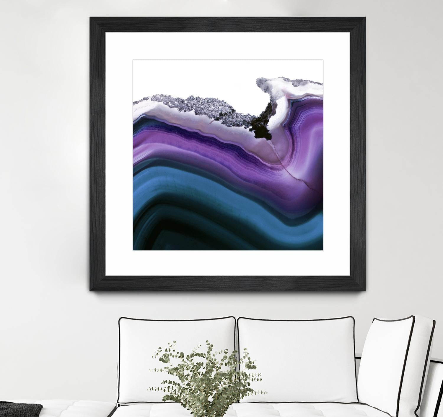 Aster Agate A by GI ArtLab on GIANT ART - blue abstract