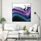 Aster Agate A by GI ArtLab on GIANT ART - blue abstract