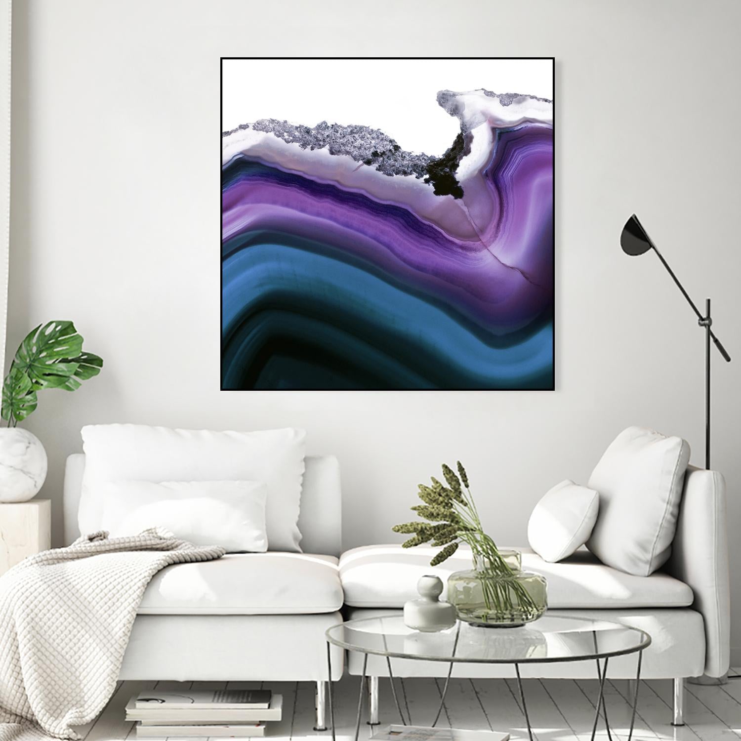 Aster Agate A by GI ArtLab on GIANT ART - blue abstract