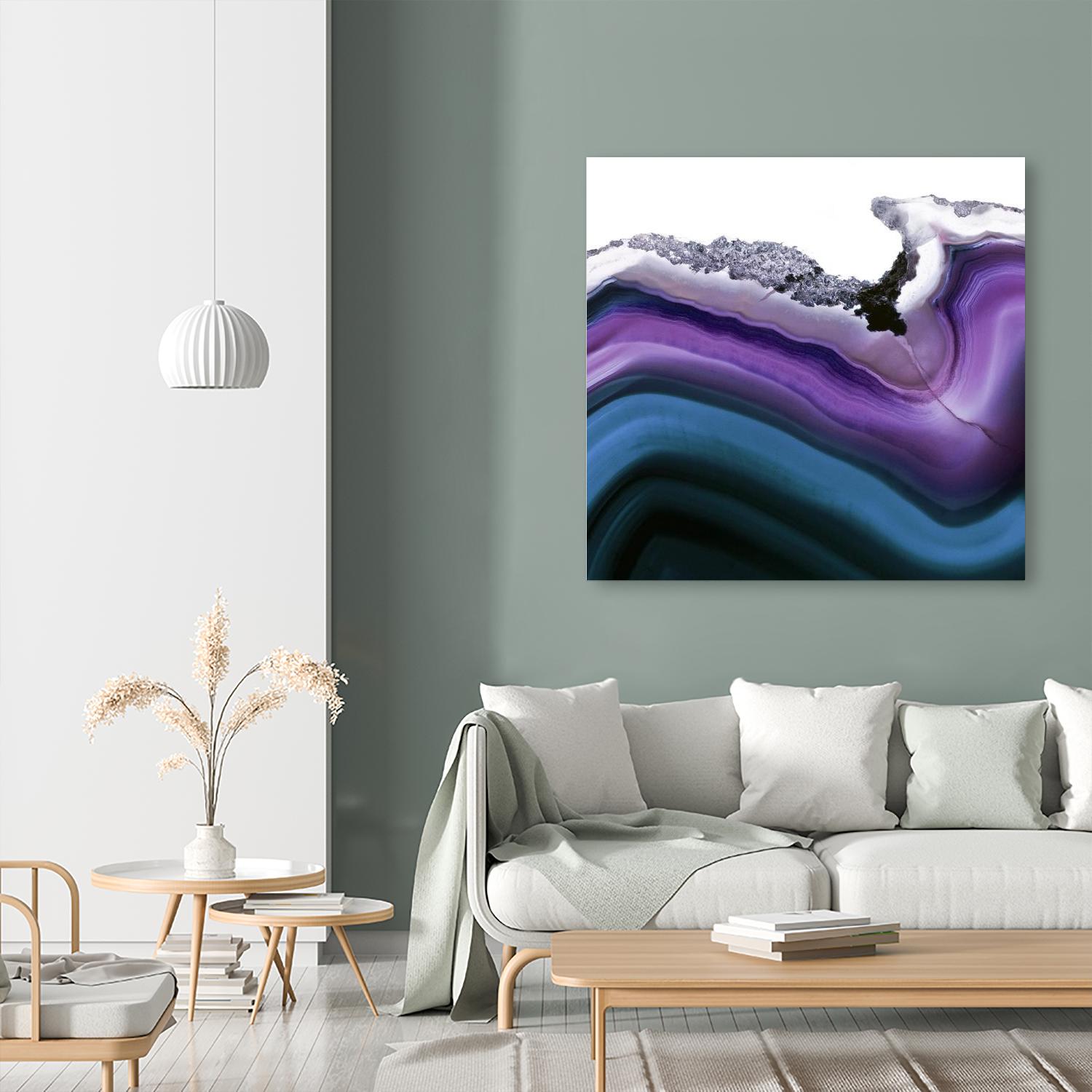 Aster Agate A by GI ArtLab on GIANT ART - blue abstract