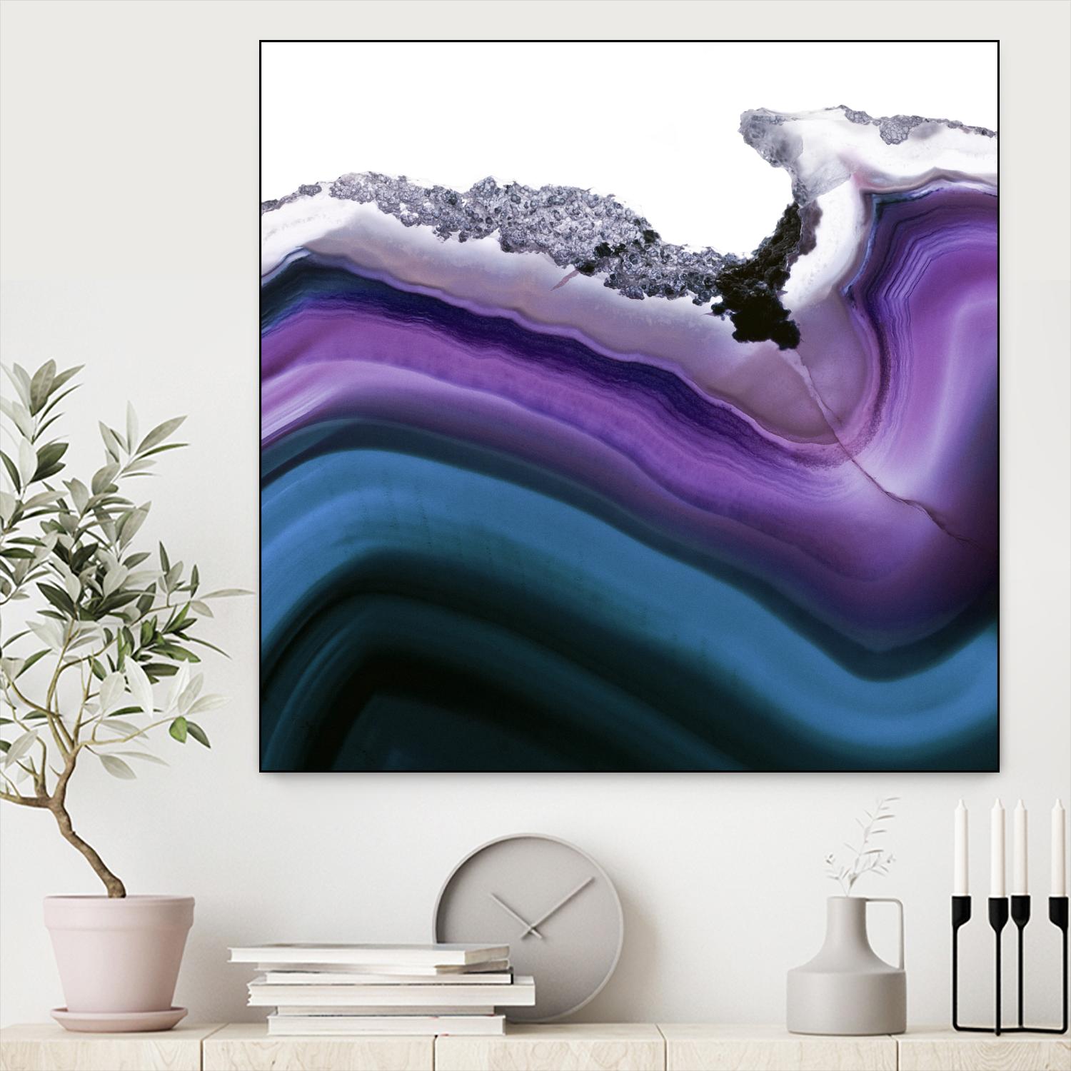 Aster Agate A by GI ArtLab on GIANT ART - blue abstract