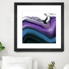 Aster Agate A by GI ArtLab on GIANT ART - blue abstract