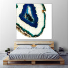 Mediterranean Agate A by GI ArtLab on GIANT ART - blue abstract agate