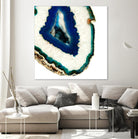 Mediterranean Agate A by GI ArtLab on GIANT ART - blue abstract agate