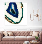 Mediterranean Agate A by GI ArtLab on GIANT ART - blue abstract agate