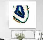 Mediterranean Agate A by GI ArtLab on GIANT ART - blue abstract agate