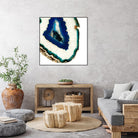 Mediterranean Agate A by GI ArtLab on GIANT ART - blue abstract agate
