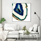 Mediterranean Agate A by GI ArtLab on GIANT ART - blue abstract agate