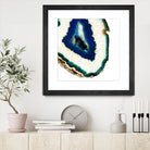 Mediterranean Agate A by GI ArtLab on GIANT ART - blue abstract agate