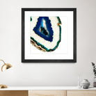 Mediterranean Agate A by GI ArtLab on GIANT ART - blue abstract agate