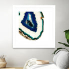 Mediterranean Agate A by GI ArtLab on GIANT ART - blue abstract agate