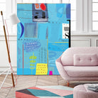 Ice and Fire by Nathaniel Mather on GIANT ART - yellow abstract