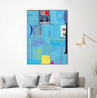 Ice and Fire by Nathaniel Mather on GIANT ART - yellow abstract