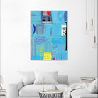 Ice and Fire by Nathaniel Mather on GIANT ART - yellow abstract