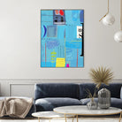 Ice and Fire by Nathaniel Mather on GIANT ART - yellow abstract