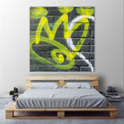 Graffiti Study 2 by Acer Images on GIANT ART - grey abstract