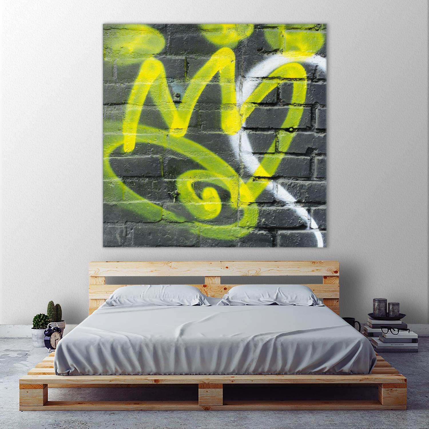 Graffiti Study 2 by Acer Images on GIANT ART - grey abstract