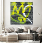 Graffiti Study 2 by Acer Images on GIANT ART - grey abstract