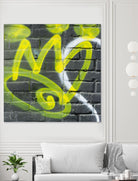 Graffiti Study 2 by Acer Images on GIANT ART - grey abstract