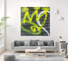 Graffiti Study 2 by Acer Images on GIANT ART - grey abstract