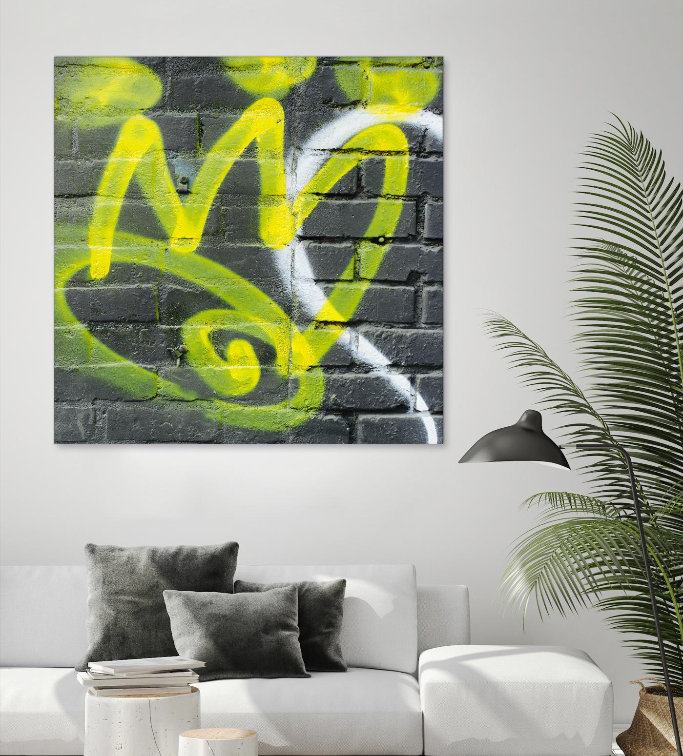 Graffiti Study 2 by Acer Images on GIANT ART - grey abstract