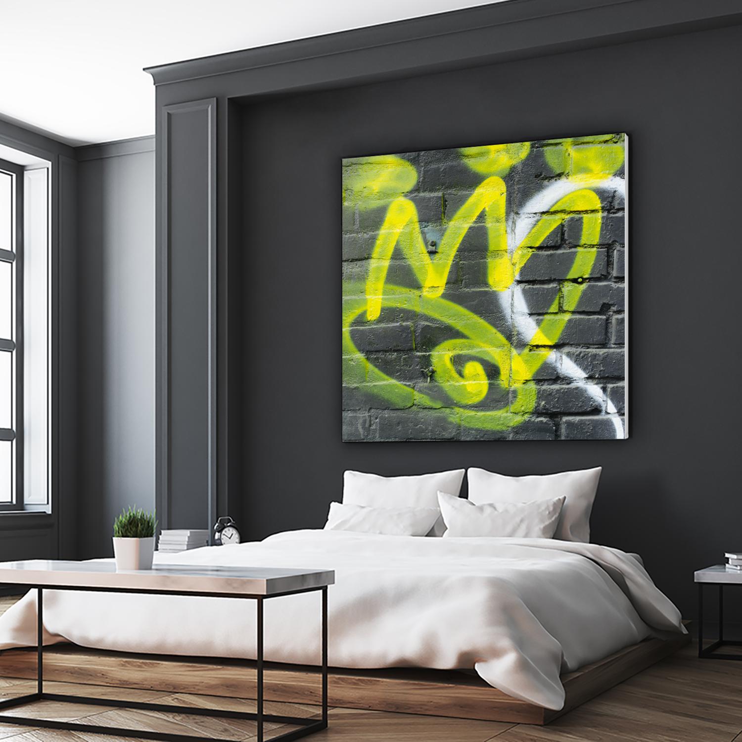 Graffiti Study 2 by Acer Images on GIANT ART - grey abstract