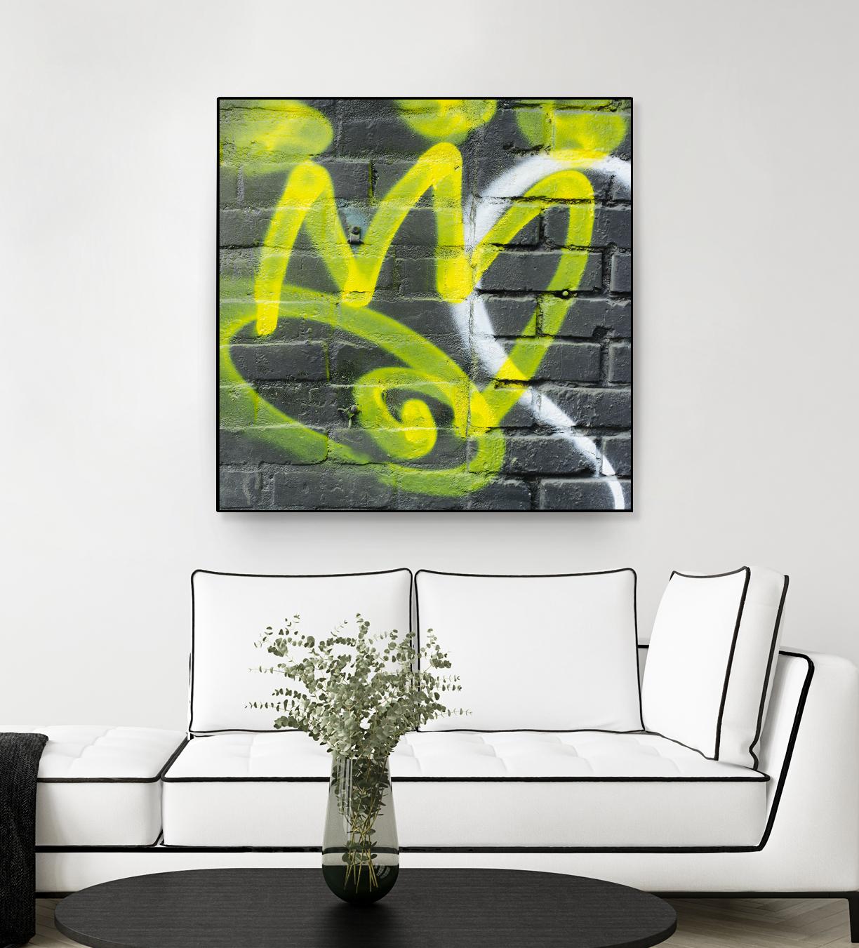 Graffiti Study 2 by Acer Images on GIANT ART - grey abstract