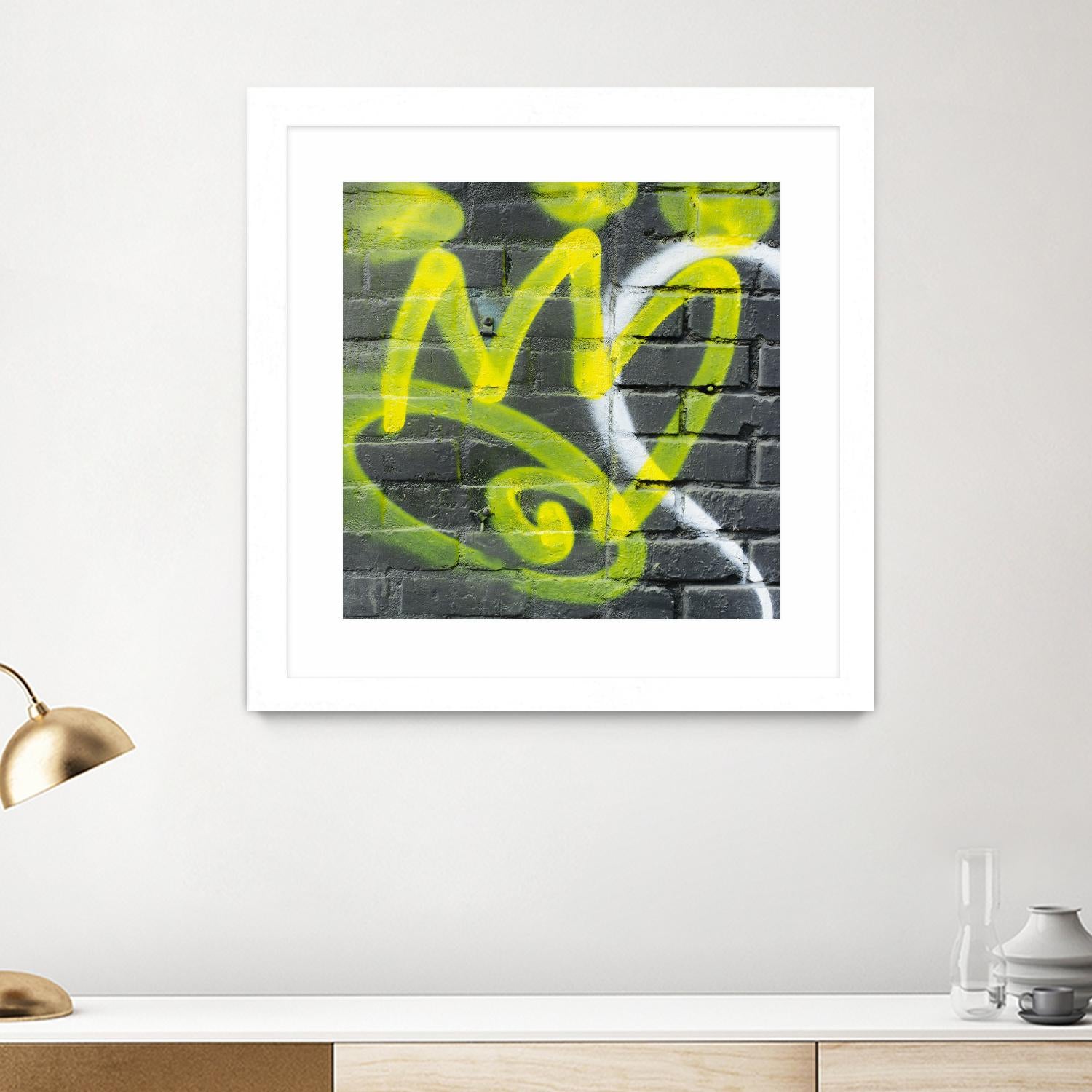 Graffiti Study 2 by Acer Images on GIANT ART - grey abstract