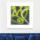 Graffiti Study 2 by Acer Images on GIANT ART - grey abstract