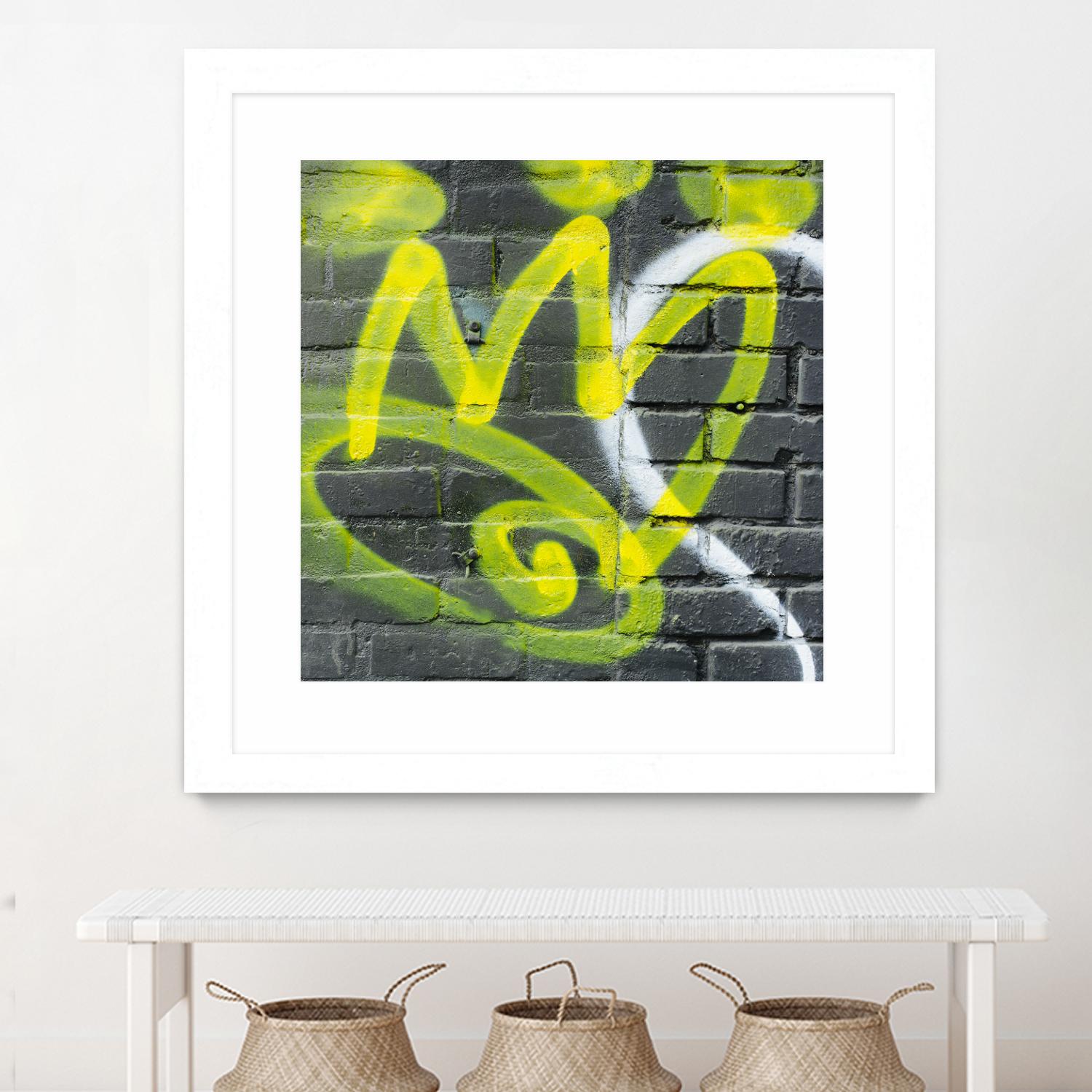 Graffiti Study 2 by Acer Images on GIANT ART - grey abstract