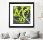 Graffiti Study 2 by Acer Images on GIANT ART - grey abstract