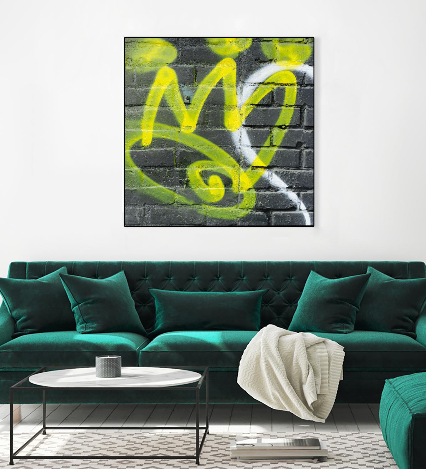 Graffiti Study 2 by Acer Images on GIANT ART - grey abstract