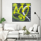 Graffiti Study 2 by Acer Images on GIANT ART - grey abstract