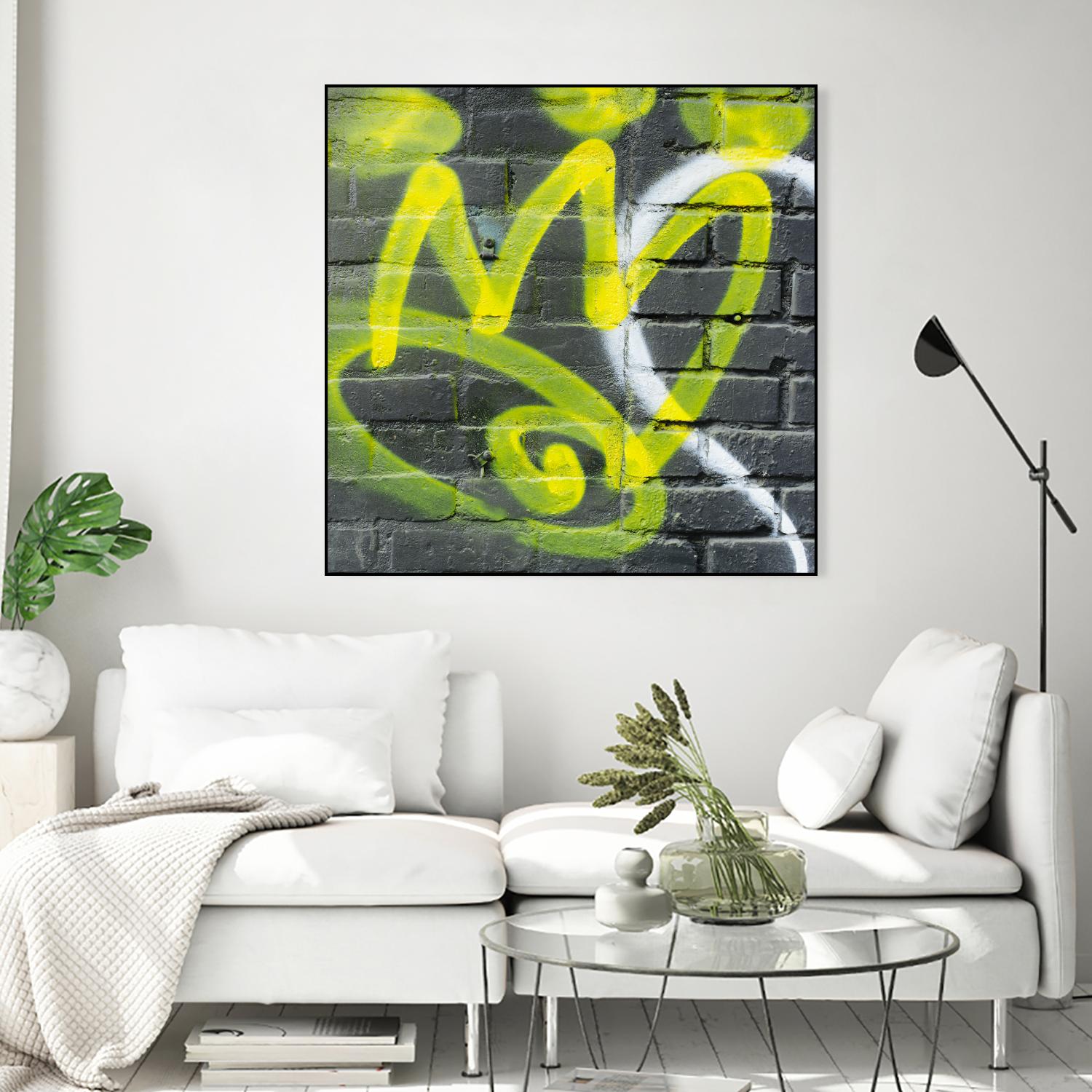 Graffiti Study 2 by Acer Images on GIANT ART - grey abstract