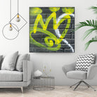 Graffiti Study 2 by Acer Images on GIANT ART - grey abstract