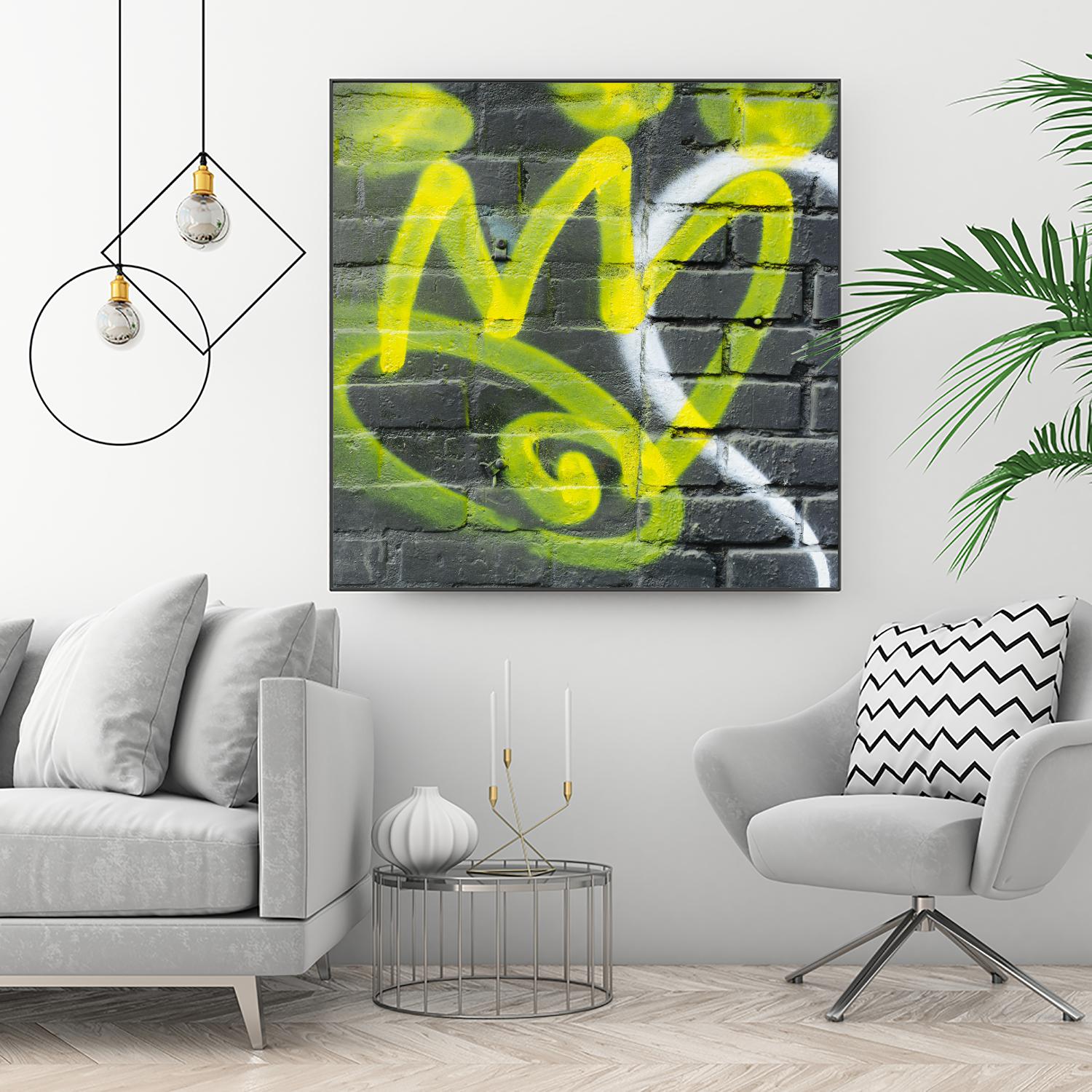 Graffiti Study 2 by Acer Images on GIANT ART - grey abstract