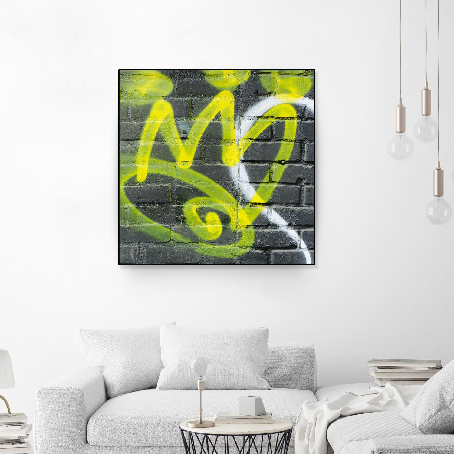 Graffiti Study 2 by Acer Images on GIANT ART - grey abstract