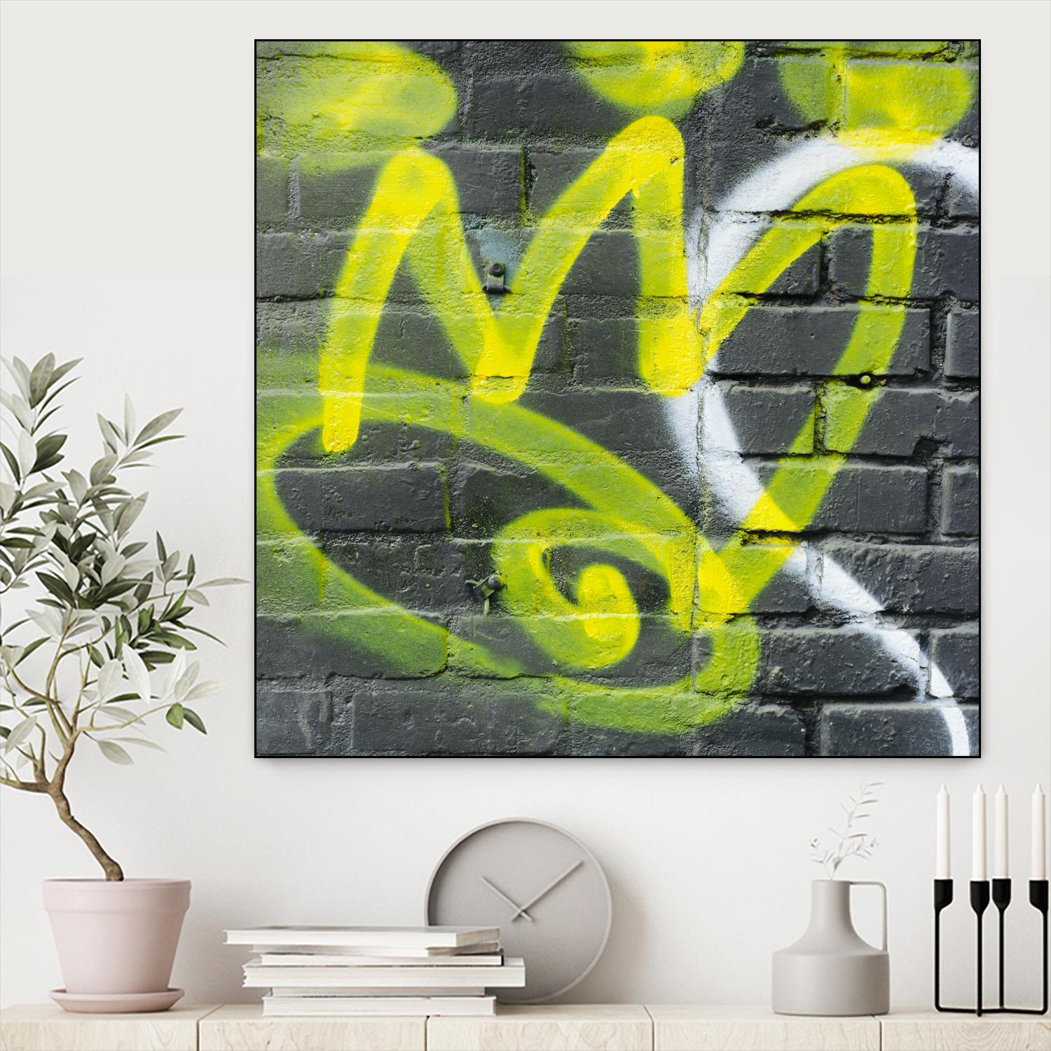 Graffiti Study 2 by Acer Images on GIANT ART - grey abstract