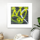 Graffiti Study 2 by Acer Images on GIANT ART - grey abstract