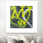 Graffiti Study 2 by Acer Images on GIANT ART - grey abstract