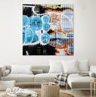 Graffiti Study 5 by Acer Images on GIANT ART - blue abstract