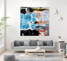 Graffiti Study 5 by Acer Images on GIANT ART - blue abstract