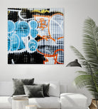 Graffiti Study 5 by Acer Images on GIANT ART - blue abstract