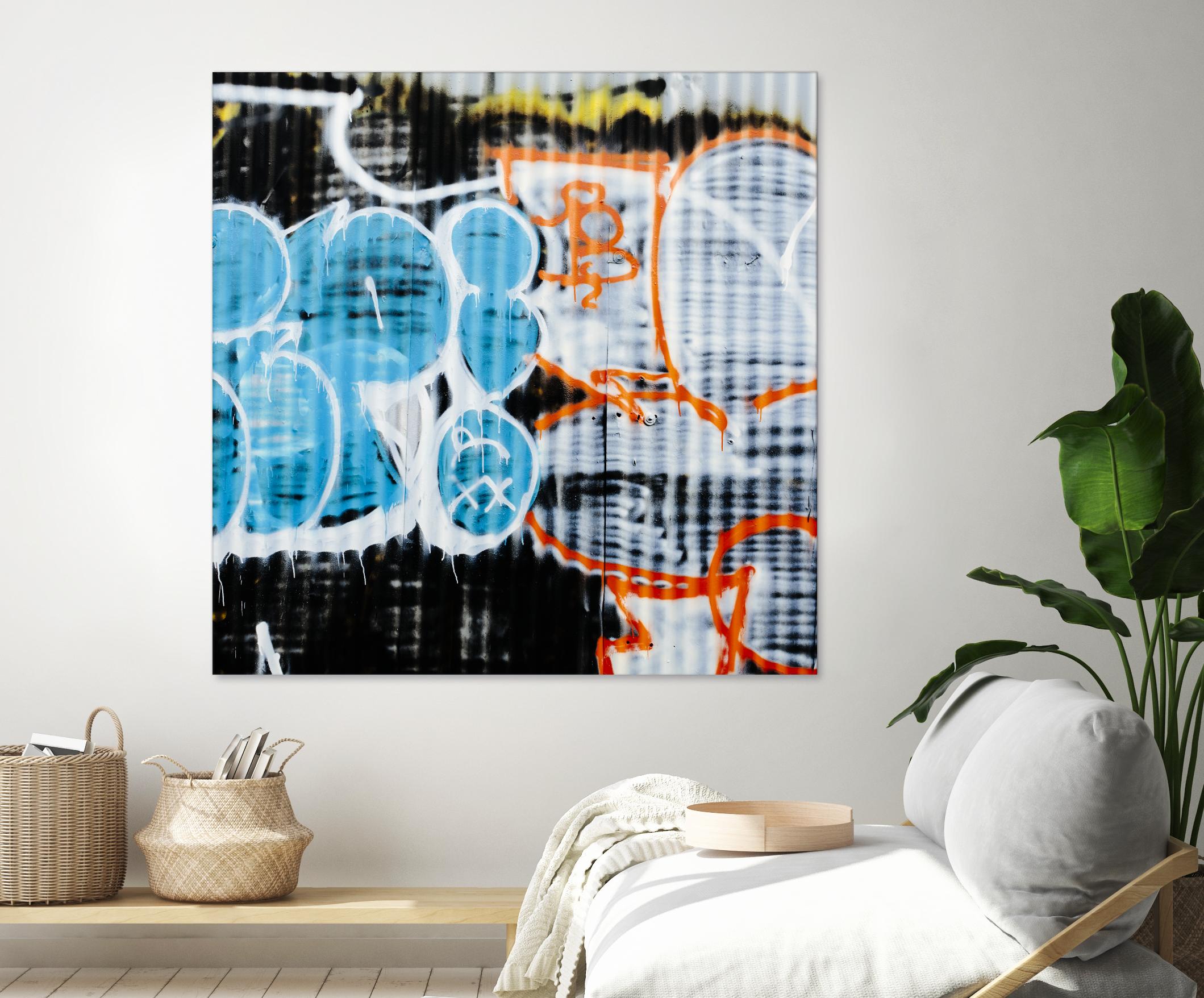 Graffiti Study 5 by Acer Images on GIANT ART - blue abstract
