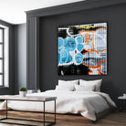 Graffiti Study 5 by Acer Images on GIANT ART - blue abstract