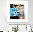 Graffiti Study 5 by Acer Images on GIANT ART - blue abstract