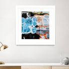 Graffiti Study 5 by Acer Images on GIANT ART - blue abstract