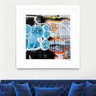 Graffiti Study 5 by Acer Images on GIANT ART - blue abstract